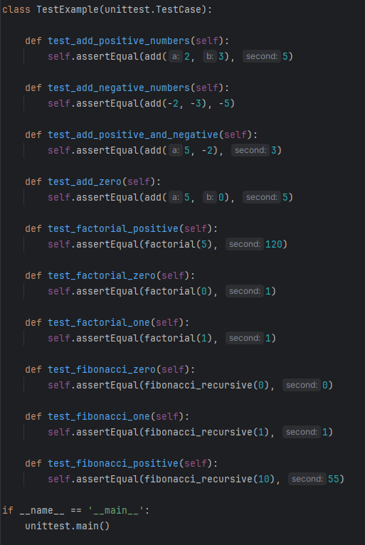 Test Case Generation Example